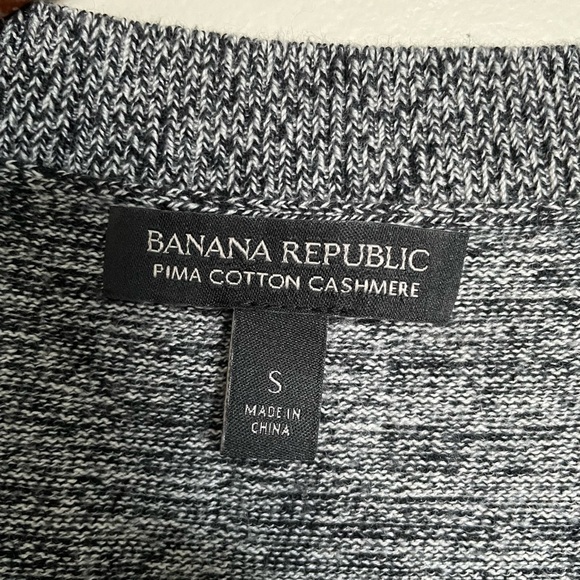 BANANA REPUBLIC Small Cotton Cashmere Sweater - Picture 3 of 8